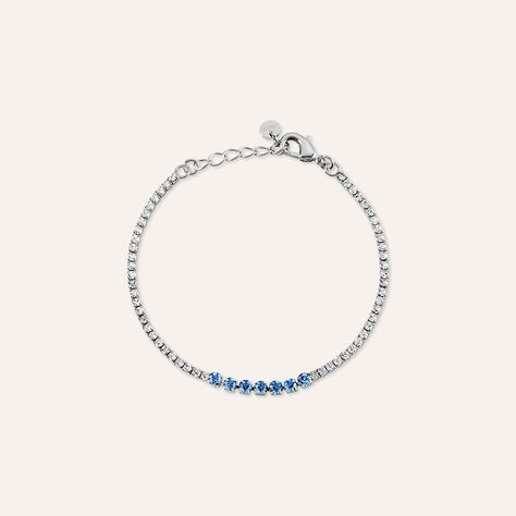 Bracciale Tennis Romantic Shine Metallo Cristallo - Bracciali Tennis Donna | Stroili
