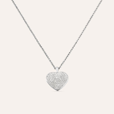 Collana Aura Acciaio Cristallo