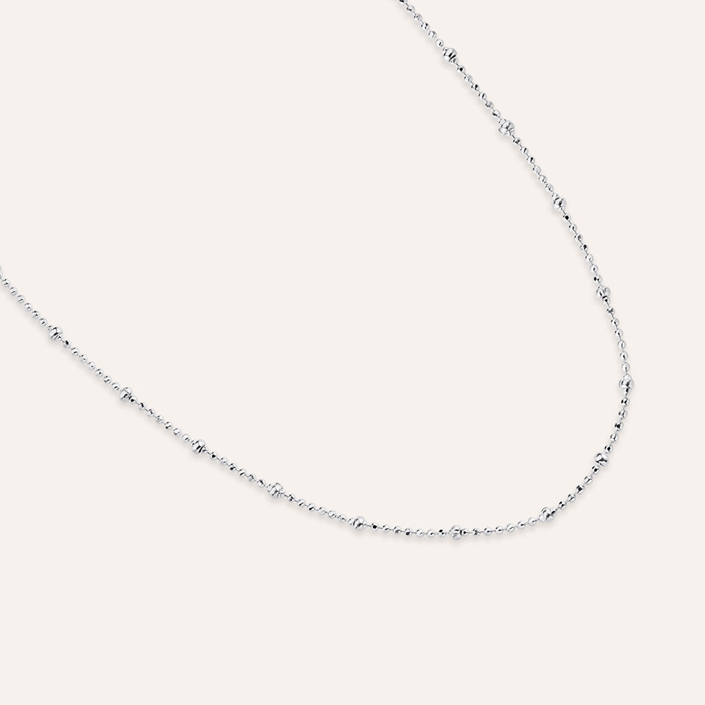 Catenina Love Beats Argento Rodiato