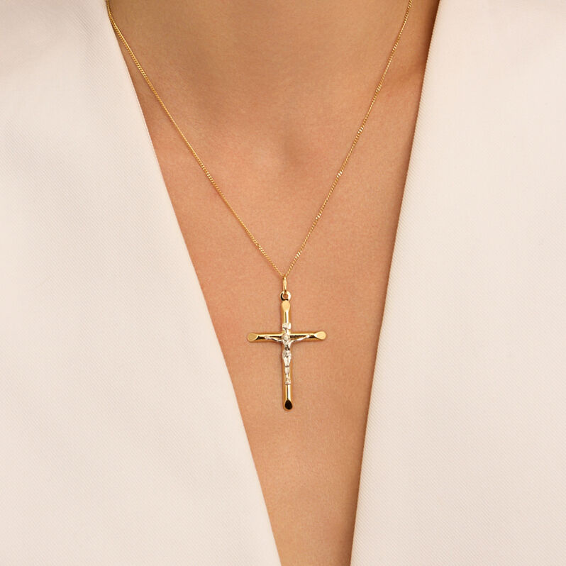 Pendente Religious Gold Oro Bicolore - Ciondoli Unisex | Stroili