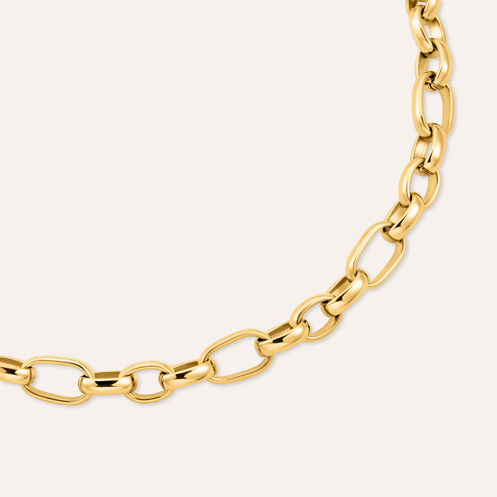 Bracciale Catena Radiance Acciaio Dorato