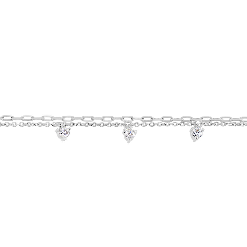 Bracciale Catena Silver Elegance Argento Rodiato Cubic Zirconia - Bracciali Donna | Stroili