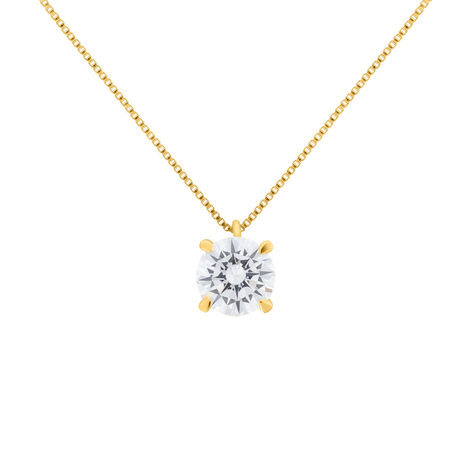 Collana Punto Luce Claire Oro Giallo Cubic Zirconia - Collane Punto Luce Donna | Stroili