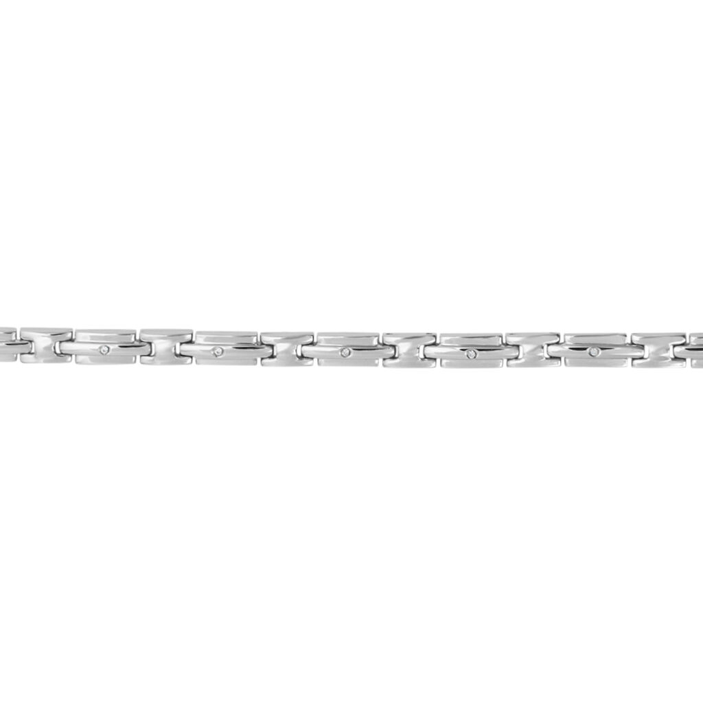 Bracciale Man Code Acciaio Cubic Zirconia - Bracciali Uomo | Stroili