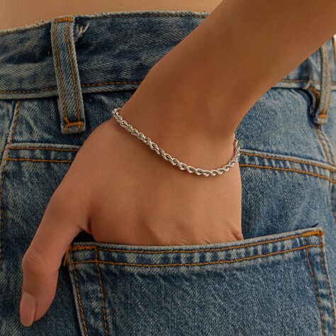 Bracciale Catena Colette Oro Bianco - Gioielli Donna | Stroili