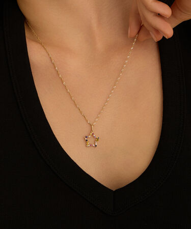 Pendente Claire Oro Giallo Cubic Zirconia