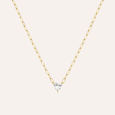 Collana Punto Luce Claire Oro Giallo Cubic Zirconia