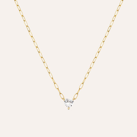 Collana Punto Luce Claire Oro Giallo Cubic Zirconia - Collane Punto Luce Donna | Stroili