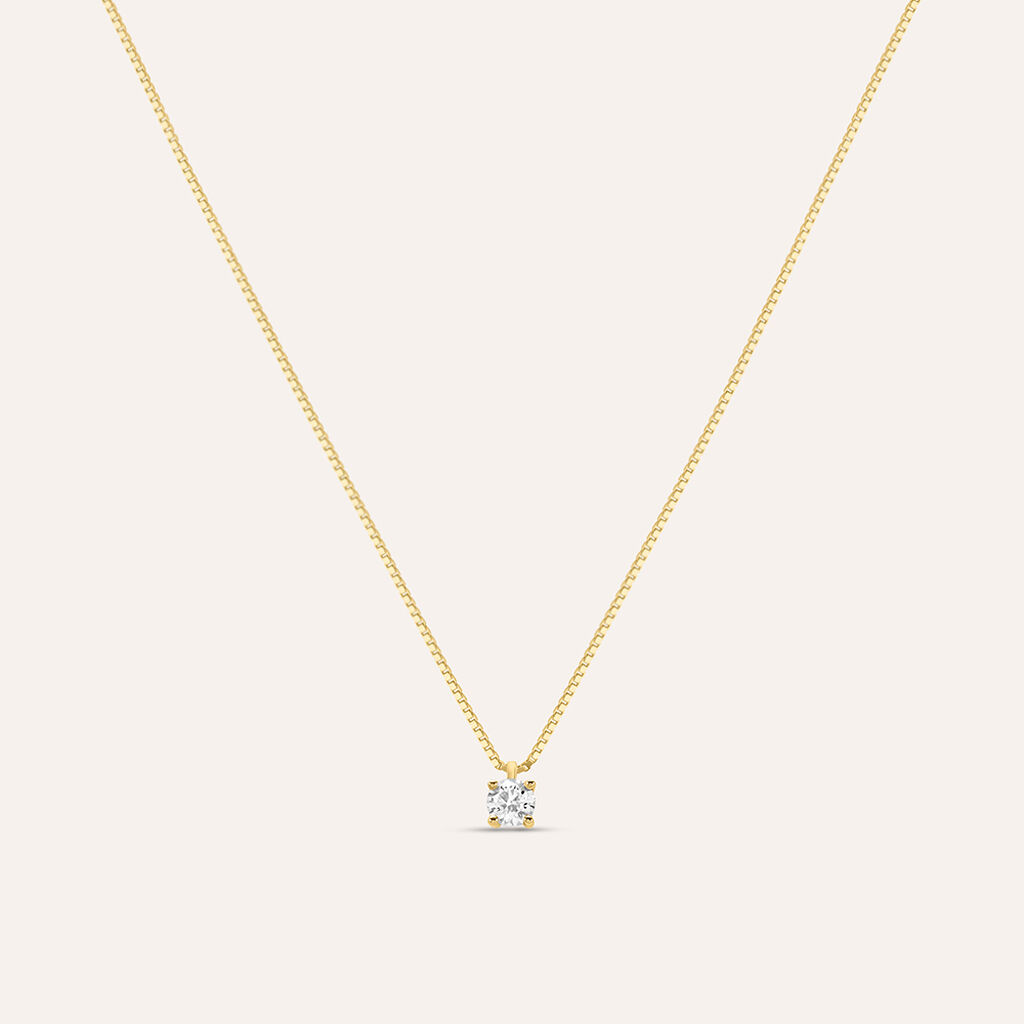 Collana Firmamenti Oro Giallo Diamante