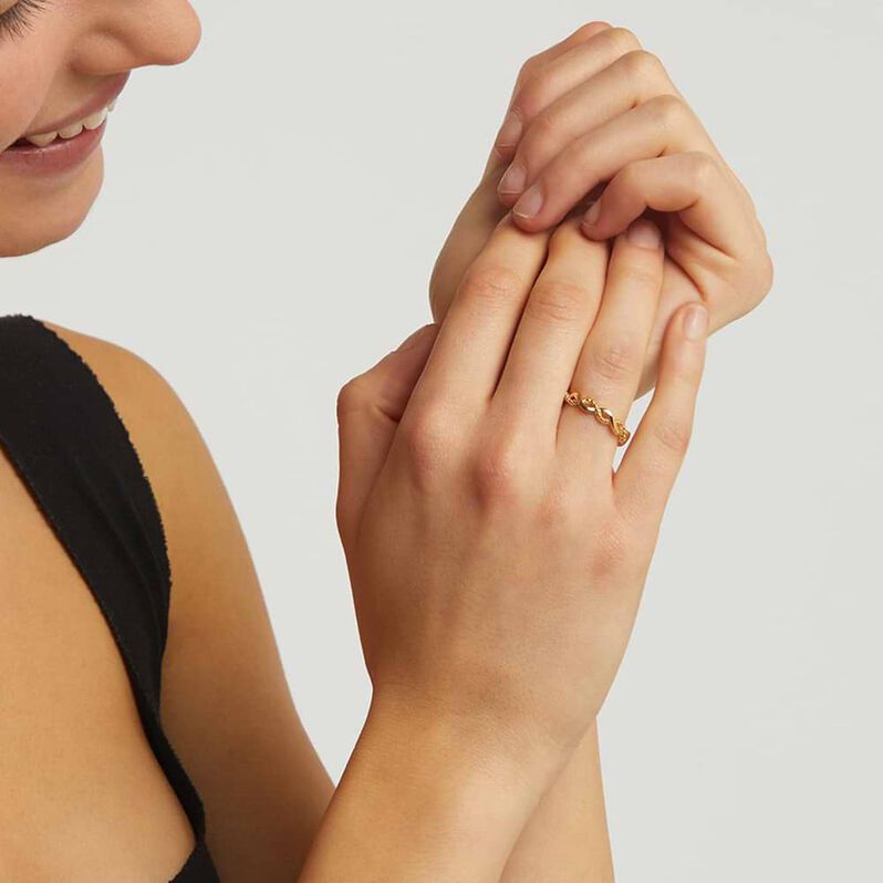 Anello Fantasia Beverly Oro Giallo - Anelli Moderni Donna | Stroili