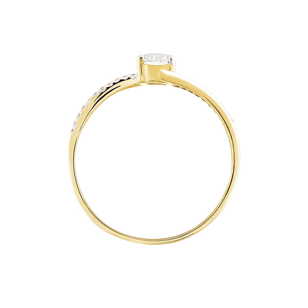 Anello Solitario Claire Oro Giallo Cubic Zirconia - Anelli con Pietre Donna | Stroili