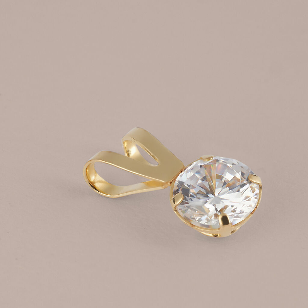 Pendente Punto Luce Poème Oro Giallo Cubic Zirconia - Ciondoli Donna | Stroili