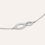 Bracciale Silver Shine Argento Rodiato Cubic Zirconia
