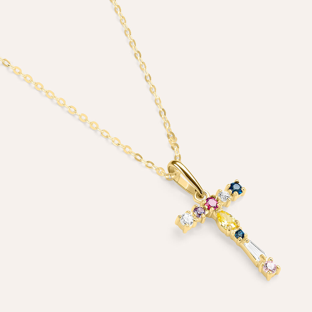 Pendente Claire Oro Giallo Cubic Zirconia