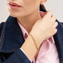 Bracciale Catena Desideria Argento Nobile Dorato Cubic Zirconia
