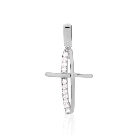 Pendente Holy Oro Bianco Cubic Zirconia - Ciondoli Donna | Stroili