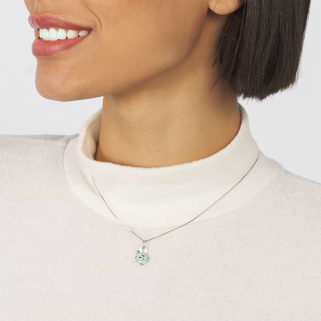 Pendente Love Beats Argento Rodiato