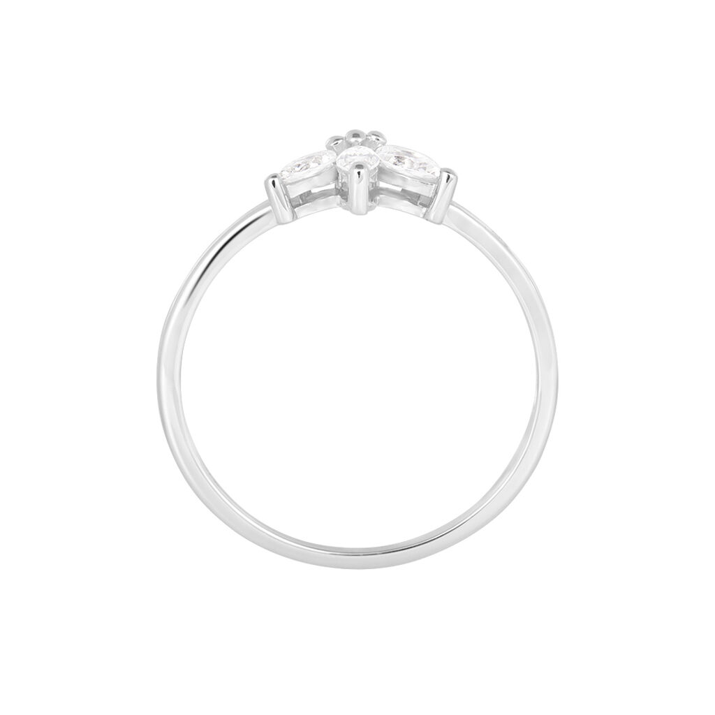 Anello Fantasia Claire Oro Bianco Cubic Zirconia - Anelli con Pietre Donna | Stroili