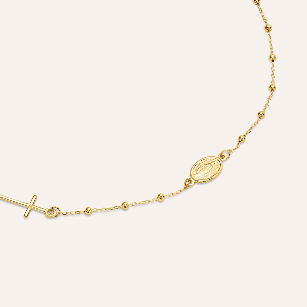 Bracciale Rosario Holy Oro Giallo - Bracciali con Rosario Donna | Stroili