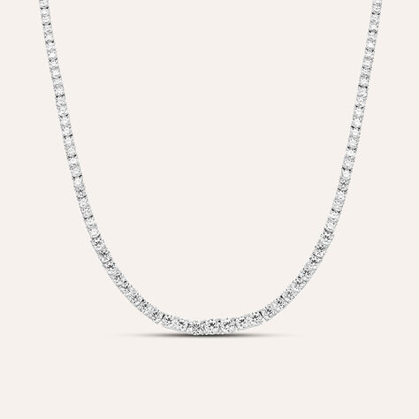 Collana Tennis Silver Elegance Argento Rodiato Cubic Zirconia - Collane Tennis Donna | Stroili