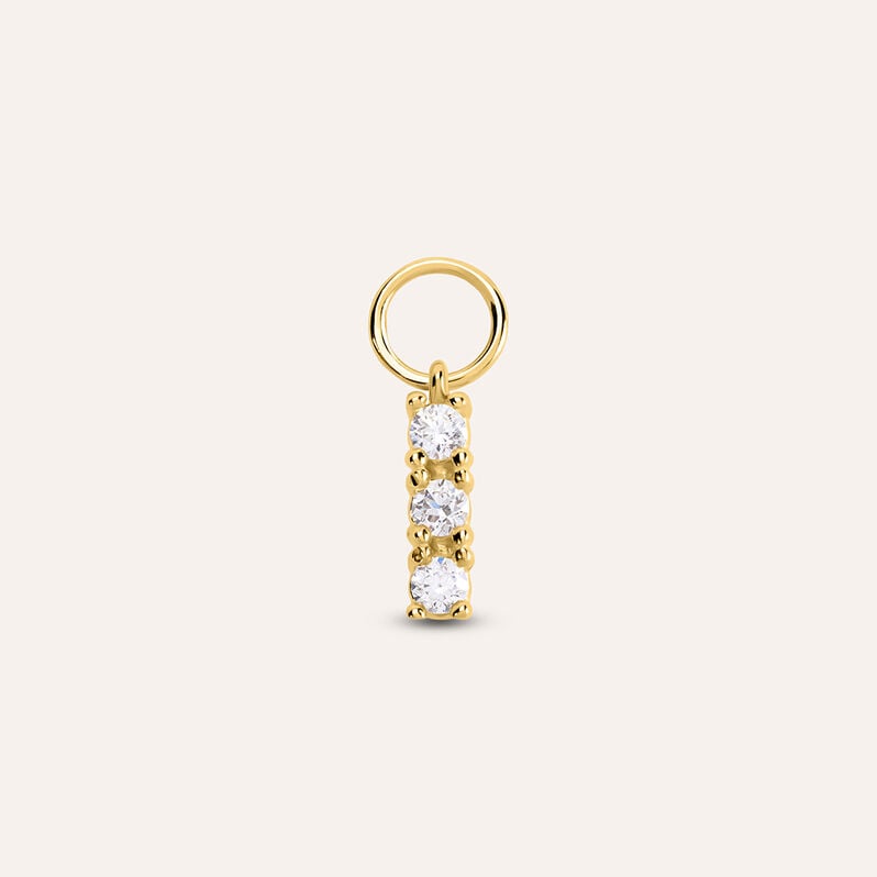 Charm Trilogy Toujours Oro Giallo Cubic Zirconia - Orecchini Componibili Donna | Stroili
