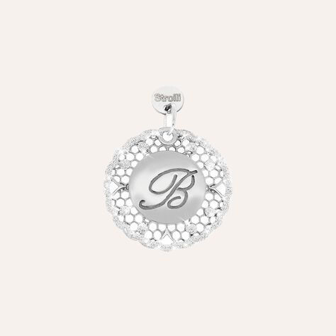 Charm in argento rodiato e glitter - Charms Donna | Stroili