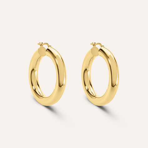 Orecchini A Cerchio Toujours Oro Giallo - Orecchini a Cerchio Donna | Stroili