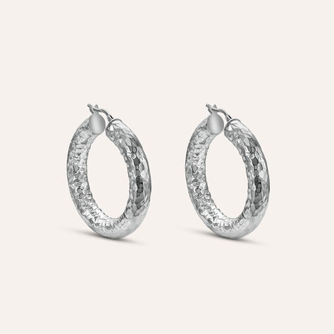 Orecchini A Cerchio Silver Collection Argento Rodiato - Gioielli Donna | Stroili