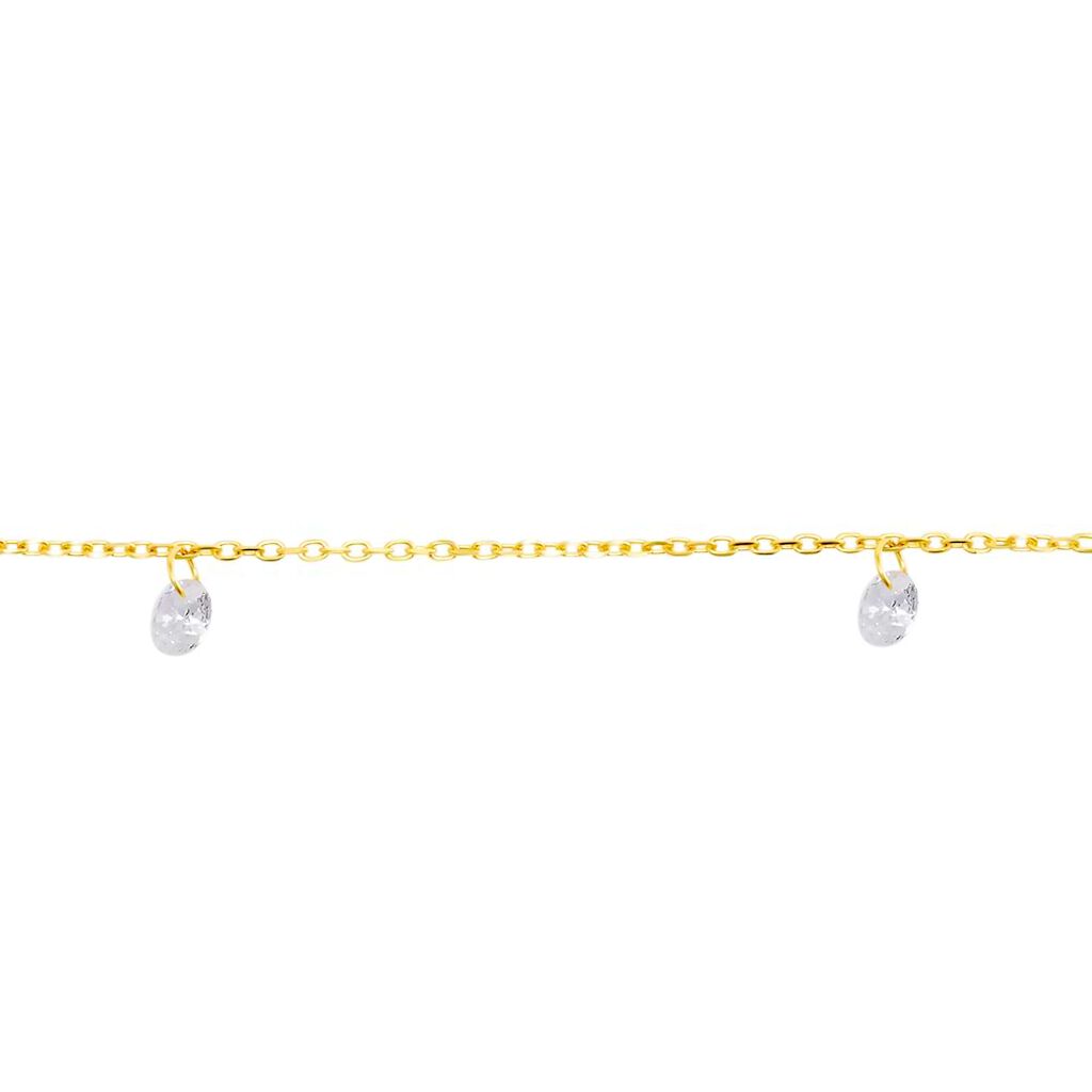 Cavigliera Multi Punto Luce Beverly Oro Giallo Cubic Zirconia - Cavigliere Donna | Stroili