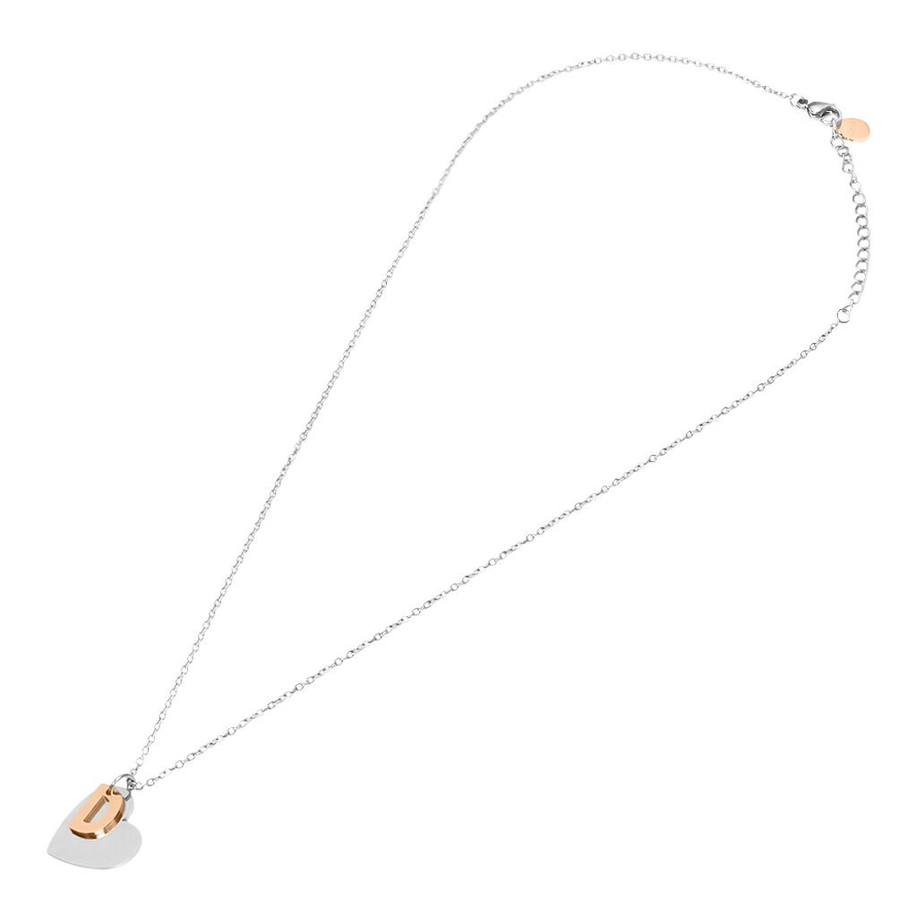 Collana Lady Chic Acciaio Bicolore Bianco / Rosa - Collane Donna | Stroili