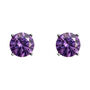 Orecchini Lobo Punto Luce Silver Rainbow Argento Rodiato Cubic Zirconia