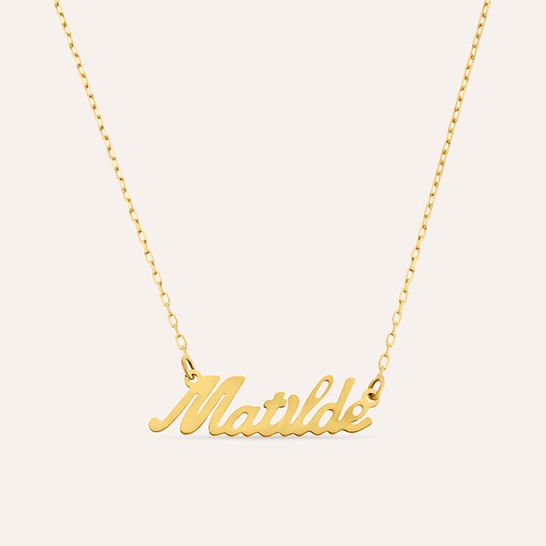 Collana Matilde Gold Names Oro Giallo - Collane Unisex | Stroili