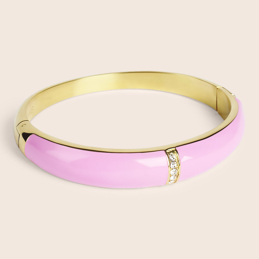 Bangle Lady Sweet Acciaio Dorato Cristallo
