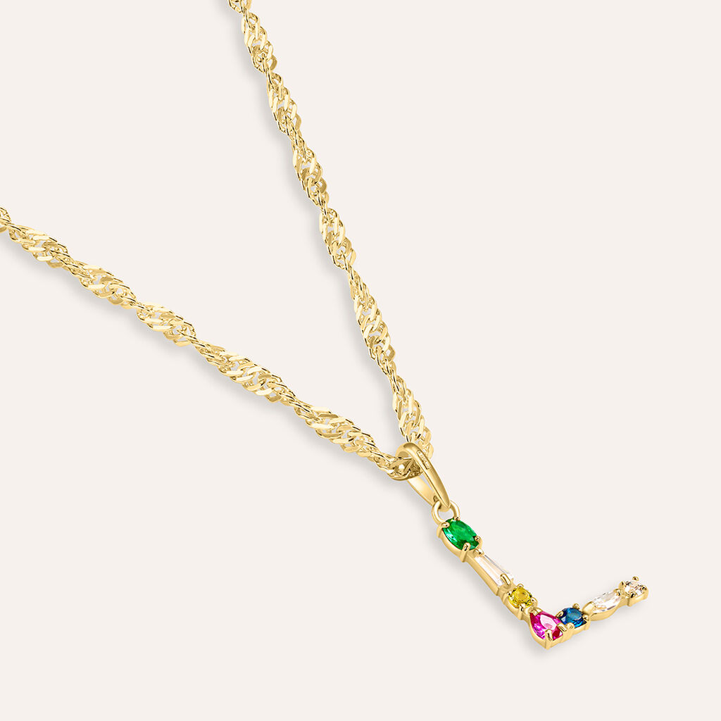 Pendente Claire Oro Giallo Cubic Zirconia