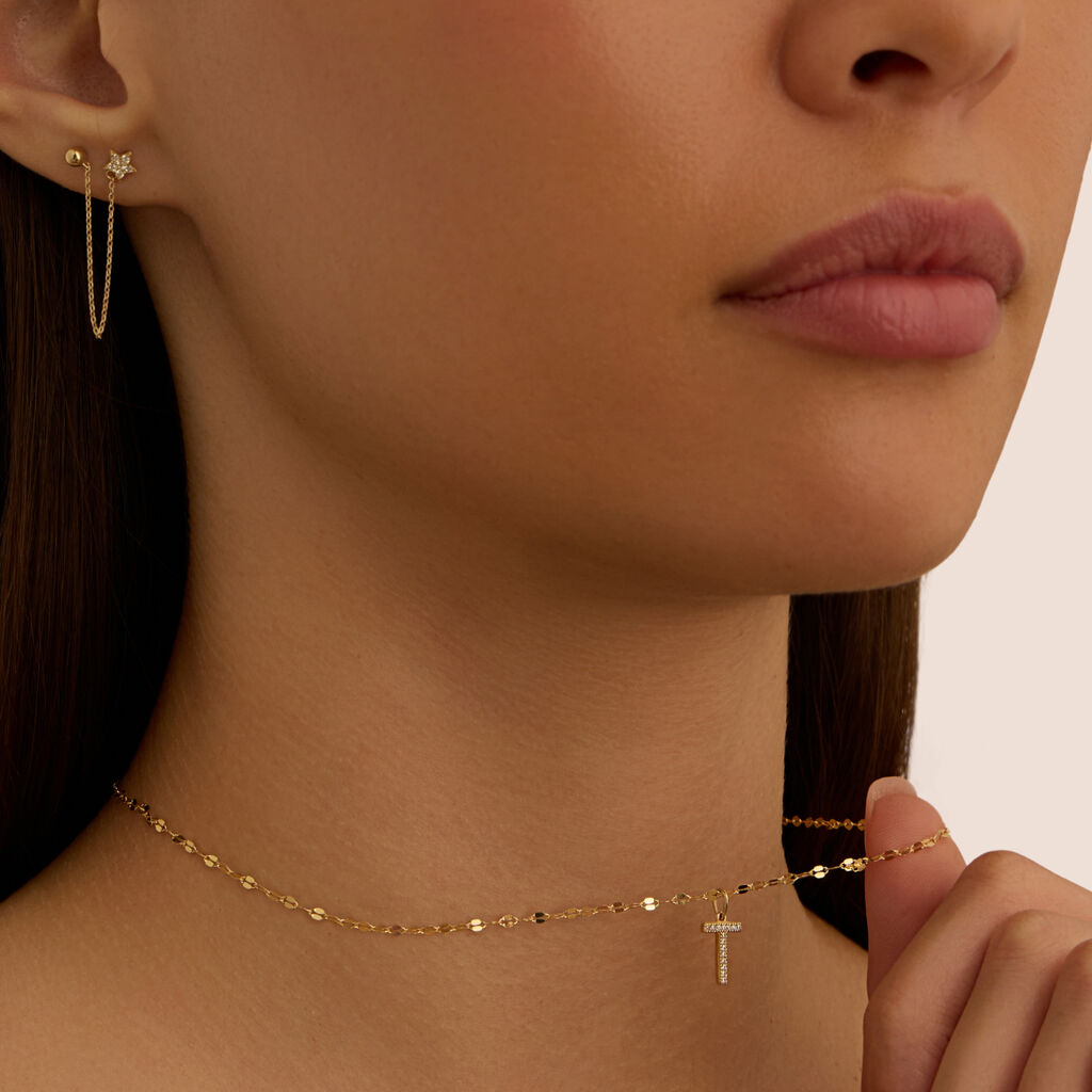 Pendente Poème Oro Giallo Cubic Zirconia - Ciondoli Donna | Stroili