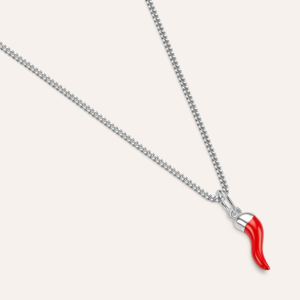 Pendente Love Beats Argento Rodiato