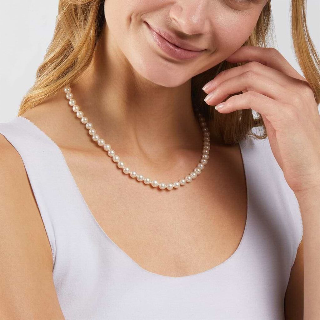 Collana Gabrielle Oro Giallo Perla D'Acqua Dolce - Collane Donna | Stroili