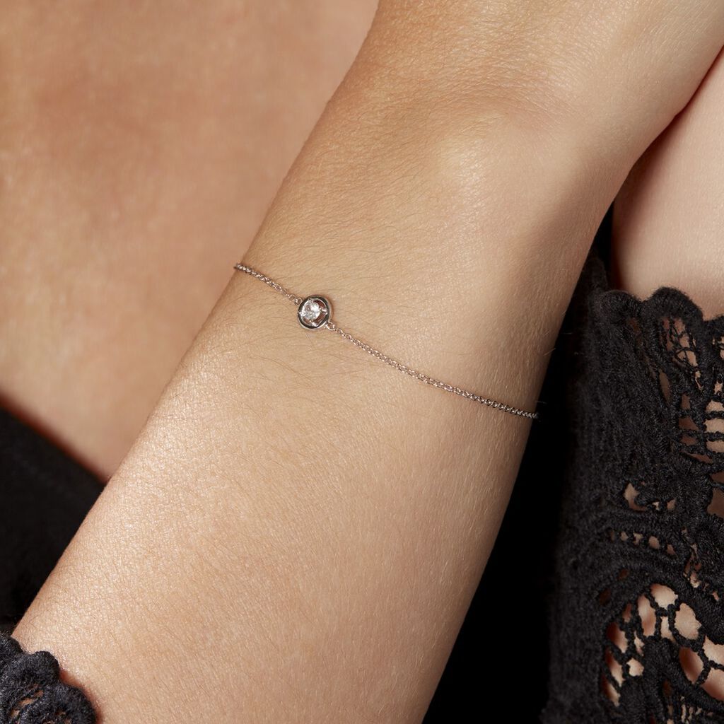 Bracciale Silver Elegance Argento Rodiato Cubic Zirconia