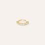 Ear Cuff Punto Luce Silver Glow Argento Dorato Cubic Zirconia