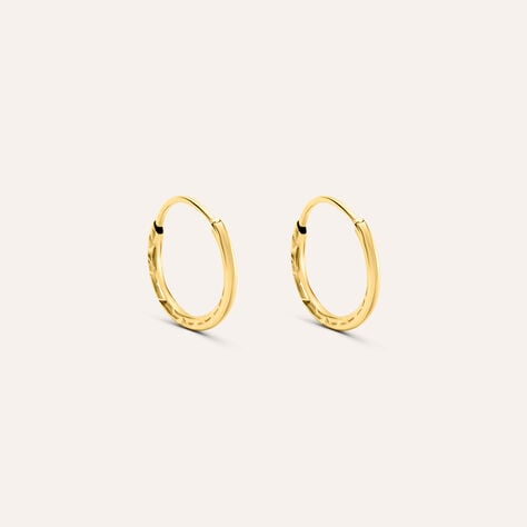 Orecchini A Cerchio Toujours Oro Giallo - Orecchini a Cerchio Donna | Stroili
