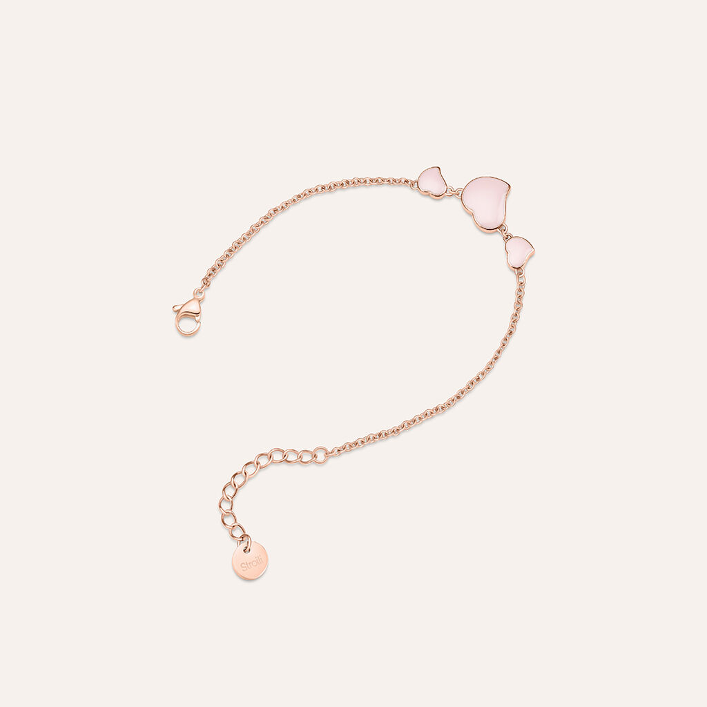 Bracciale Lady Sweet Acciaio Rosa - Bracciali Love Donna | Stroili