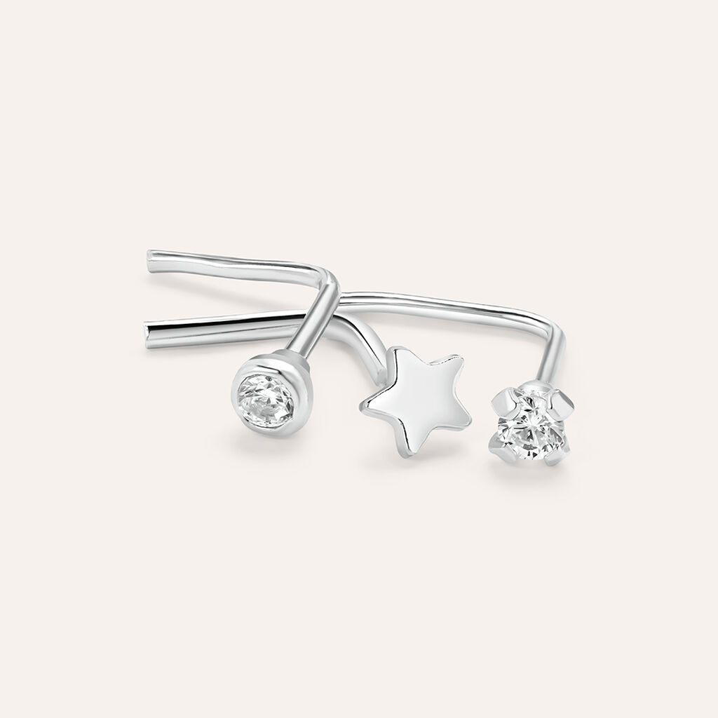 Piercing Naso Bon Ton Oro Bianco - Piercing Naso Donna | Stroili