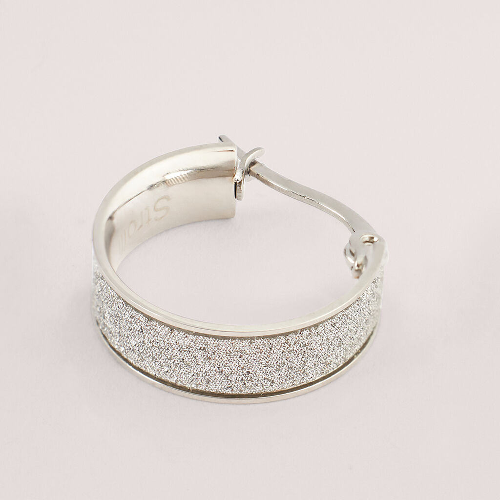 Orecchini A Cerchio Aura Acciaio