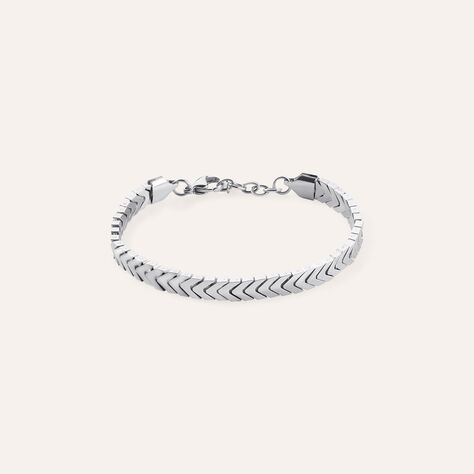 Bracciale Catena Man Code Acciaio - Bracciali Uomo | Stroili