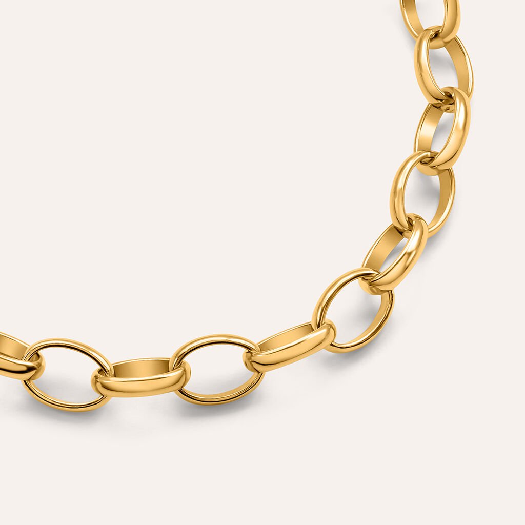 Bracciale Catena Silver Collection Argento Dorato - Gioielli Donna | Stroili