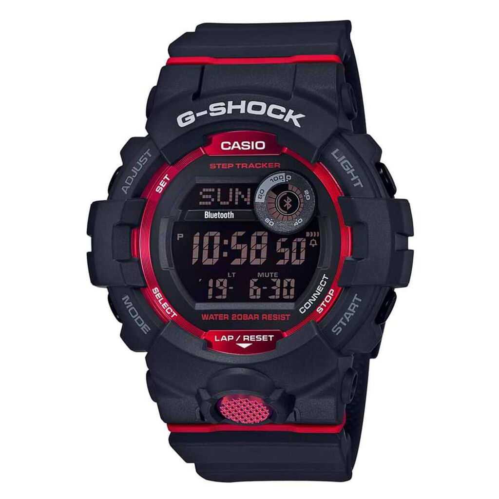 Orologio Multifunzione Uomo Casio G-Shock quadrante nero GBD-800-1ER - Orologi Sportivi Uomo | Stroili