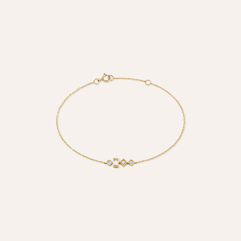 Bracciale Claire Oro Giallo Cubic Zirconia - Bracciali Amicizia Donna | Stroili