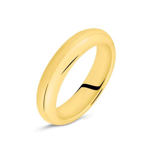 Fede Classica Leggera 5 mm Oro Giallo - Anelli con Incisione Unisex | Stroili