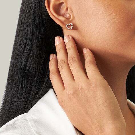 Orecchini Lobo Silver Moments Argento Rodiato Cubic Zirconia - Orecchini a Lobo Donna | Stroili