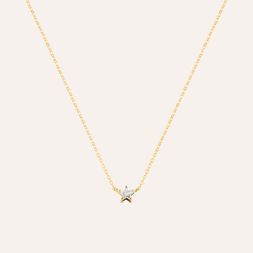 Collana Claire Oro Giallo Cubic Zirconia